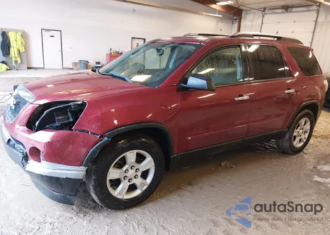 2009 GMC Acadia Sle-1 from USA, damaged, VIN 1GKER13D09J216085